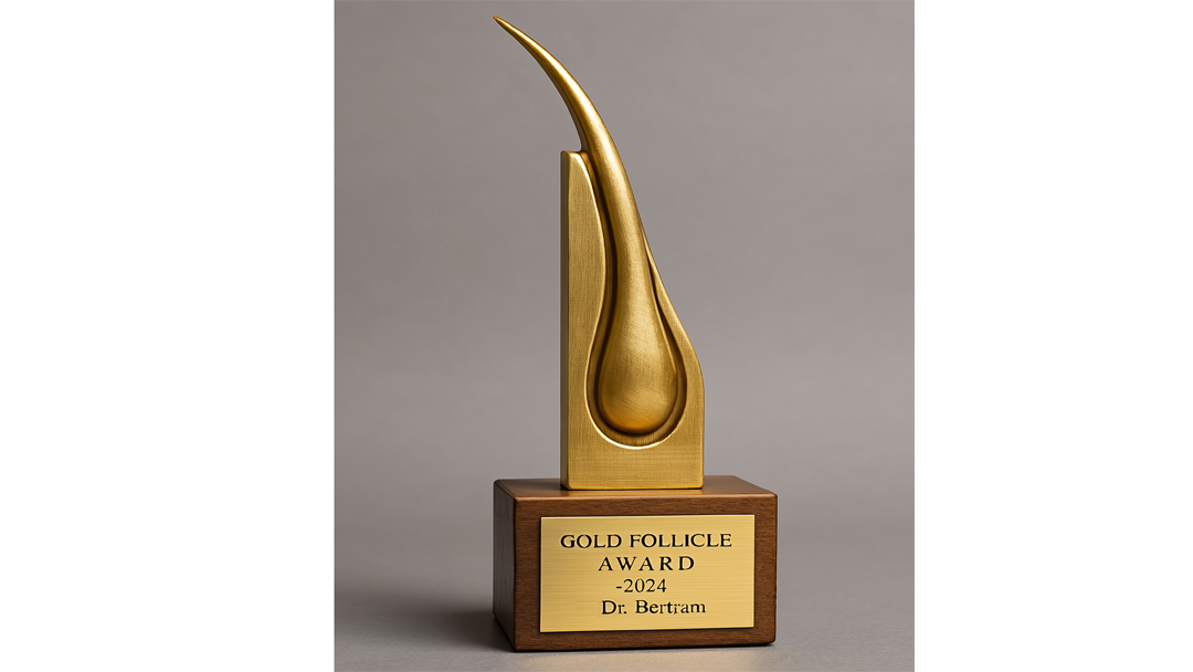 Gold Follicle Award Trophy